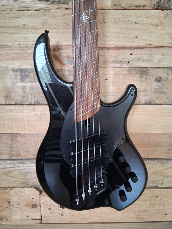 Dingwall JT3 John Taylor 5-String, Stealth Black, Signature